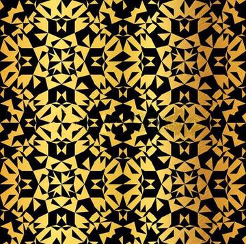 vector-golden-on-black-abstract-clip-art-vector_csp44047261