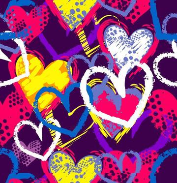 abstract-seamless-hearts-pattern-drawing-600w-773118865