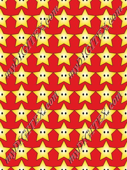 Super Mario Stars Red