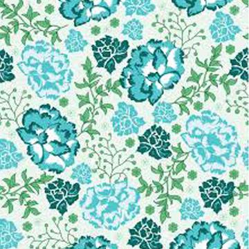 Green Floral Pattern