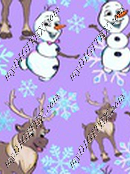 Snow Queen Olaf Purple