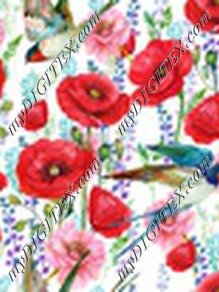 Anzac Poppies White Large