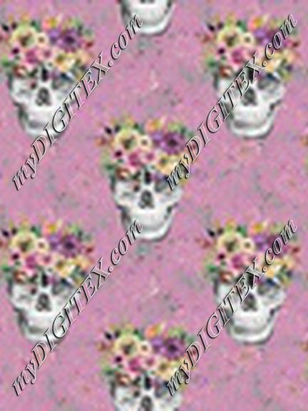 Vintage Skulls Pink