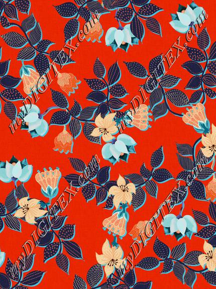 ROS060321EmbroideredFloralRed100%