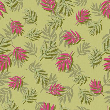 ROS101621LeafPink&GreenPatternGreen