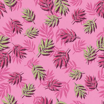 ROS101621LeafPink&GreenPatternPalePink