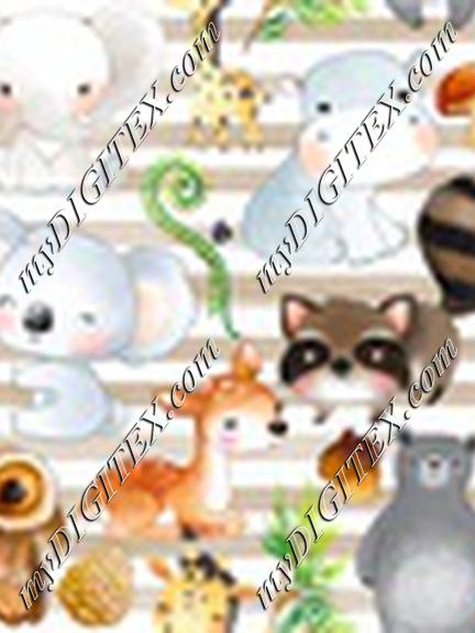 Sketches Woodland Animals White