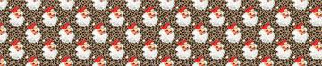 Christmas Cheeky Santa Animal Print