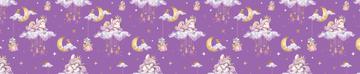 Unicorn Mice Purple Cloud