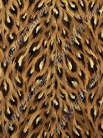 Textured Leopard Print - Brown Gradient