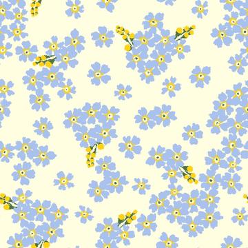 Forget-me-not floral