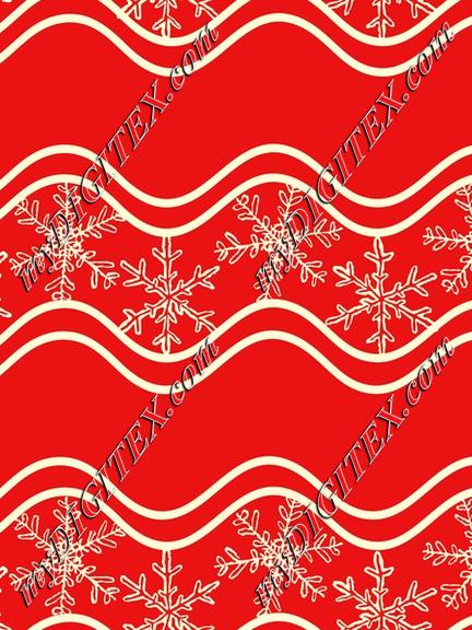 Elegant festive snowflake stripes