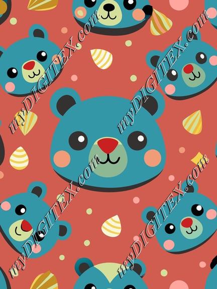 Blue bears pattern