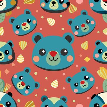 Blue bears pattern