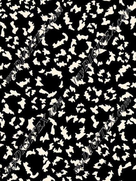 Black and white abstract animal print