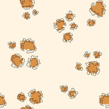 Cute animal print spots pattern