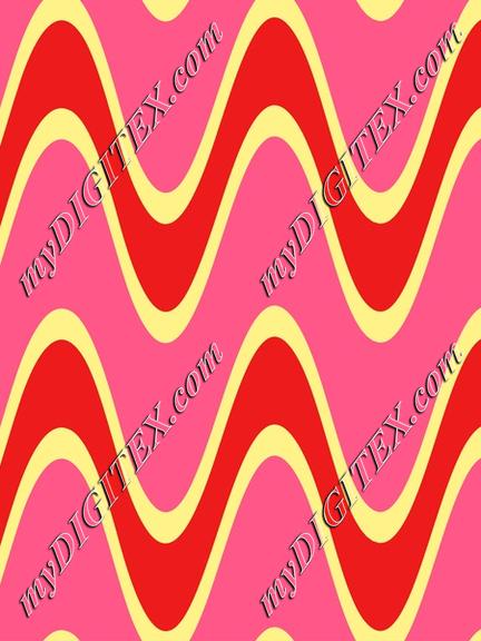 Abstract geometric sound wave pattern