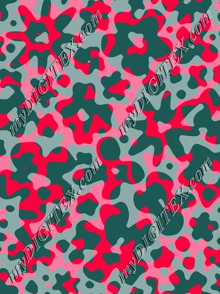 Colorful abstract floral pattern