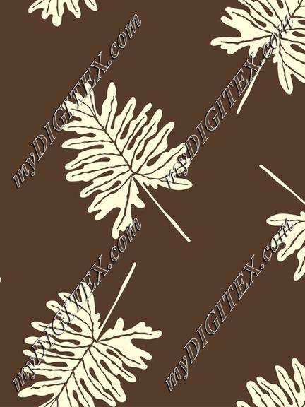 Elegant tropical leaves pattern