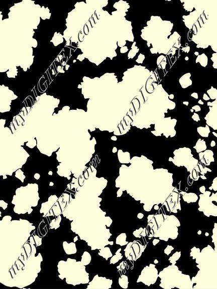 Black and white cow print