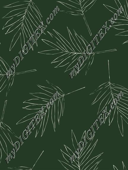 Delicate tropical leaves pattern