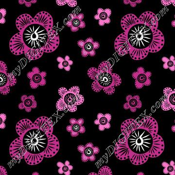 Marakesh - Pink - Black