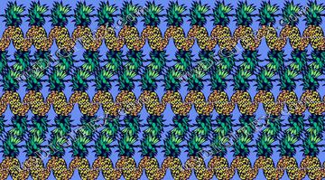 blue pineapples