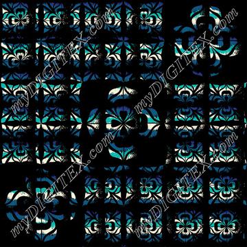 Geometric Pattern 136 blue 161220