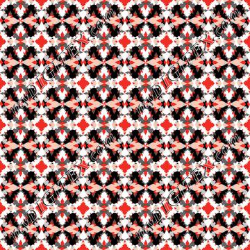 Thai Art Pattern 2 v5 Red 170114