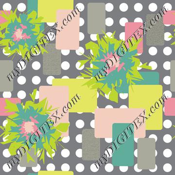 Graphic Flower with Dots-01