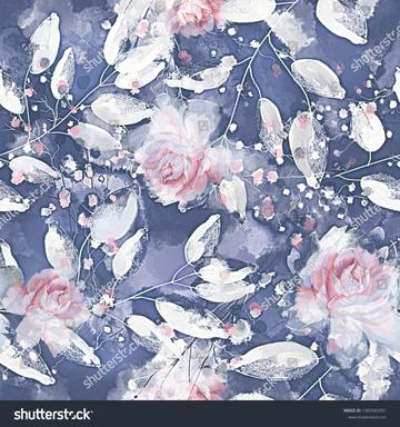 stock-photo-seamless-pattern-with-flowers-and-leaves-floral-background-for-wallpaper-paper-and-fabric-old-1383583091